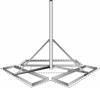 Roof Sled - Single Pole Non-Penetrating Roof Mount